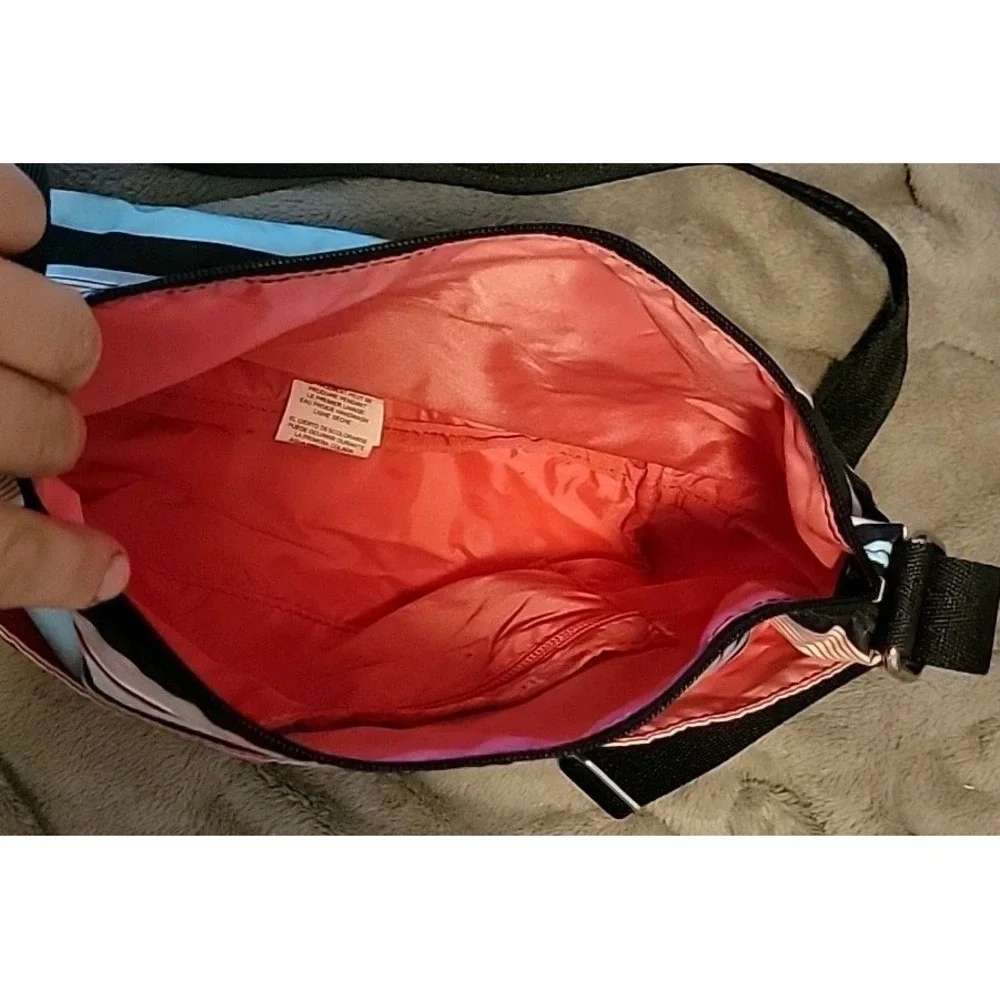 LeSportsac Multicolor‎ Striped Crossbody  Small Purse